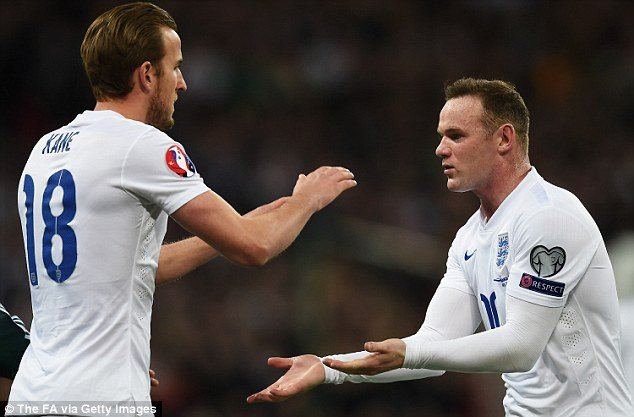 Rooney Peringati Kane Jelang Debut Internasionalnya