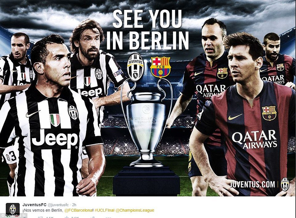 Juventus vs Barcelona: See You In Berlin