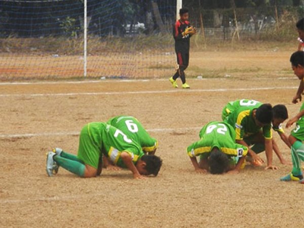 Benteng Muda Berselebrasi Seperti Evan Dimas