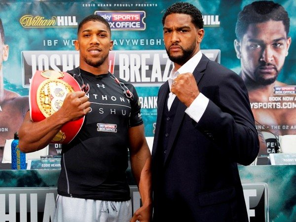 Berita Tinju: Anthony Joshua Berhasil Hentikan Rekor Tak Terkalahkan Breazeale