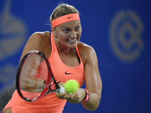 Berita Tenis: Kandaskan Simona Halep, Petra Kvitova Akan Hadapi Dominika Cibulkova Di Final Wuhan Open