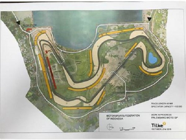 Berita MotoGP Terbaru: Sirkuit Jakabaring untuk MotoGP 2018 akan Dibiayai 100 Persen Pihak Swasta