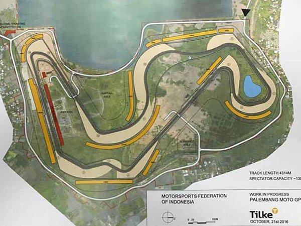 Berita MotoGP: Wow, Pemprov Sumatera Selatan Beberkan Rancangan Sirkuit Jakabaring