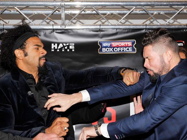 Berita Tinju: David Haye dan Tony Bellew Hampir Adu Jotos dalam Konferensi Pers