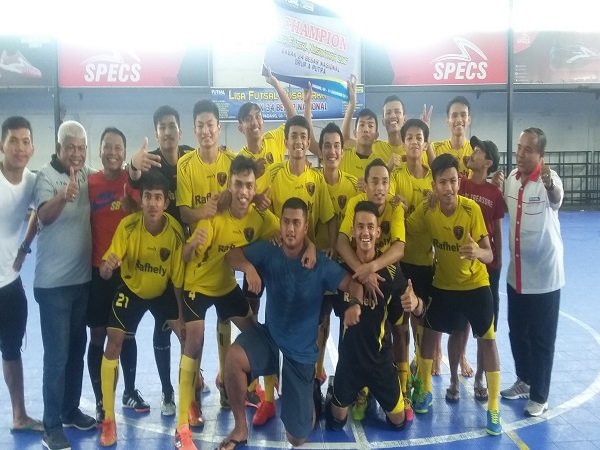 Berita Futsal: Sempurna di Penyisihan, Rafhely FC Tatap Liga Profesional Futsal 2017