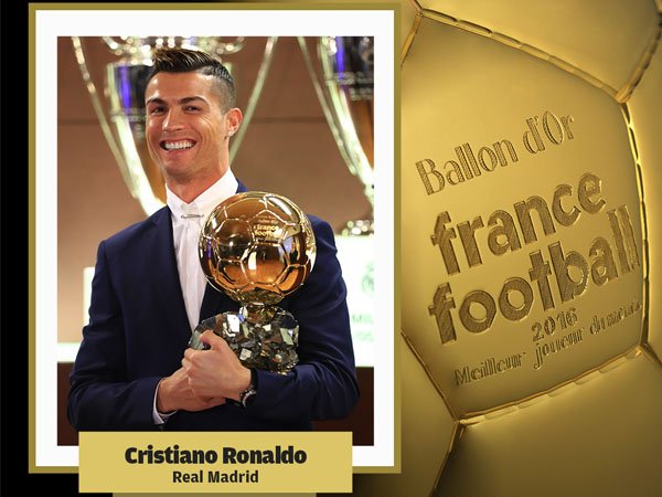Berita Sepak Bola: Menyoroti Cristiano Ronaldo, peraih Ballon d'Or 2016