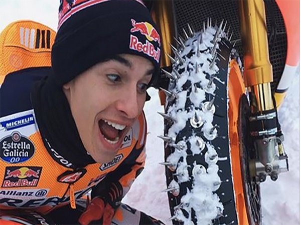 Berita MotoGP: Tak Hanya Jagoan Lintasan Beraspal, Marquez Berhasil Taklukkan Lintasan Bersalju