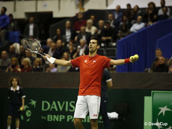 Berita Davis Cup 2017: Novak Djokovic Dan Victor Troicki Bawa Serbia Unggul