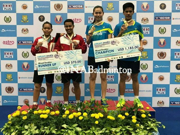 Yacob/Angelica Juara Ganda Campuran Malaysia International Junior Open 2017