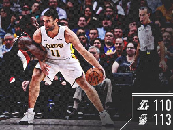 Lonzo Ball Tampil Buruk, Lakers kalah dari Blazers di Detik Terakhir