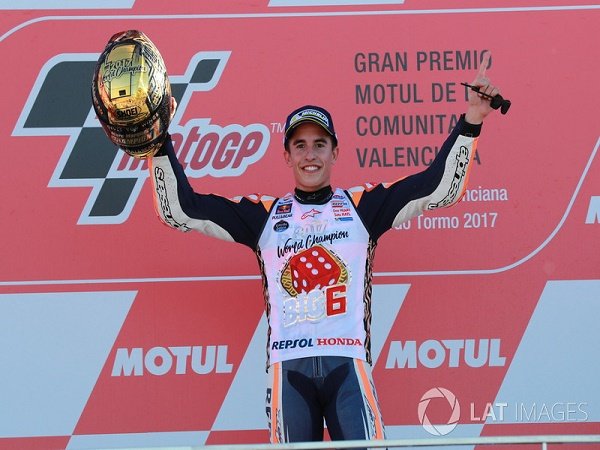 Rekor Kemenangan Beruntun, Marquez Unggul Atas Rossi