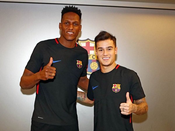 Philippe Coutinho Masih Tanpa Nomor, Yerry Mina Warisi Nomor Punggung Carles Puyol