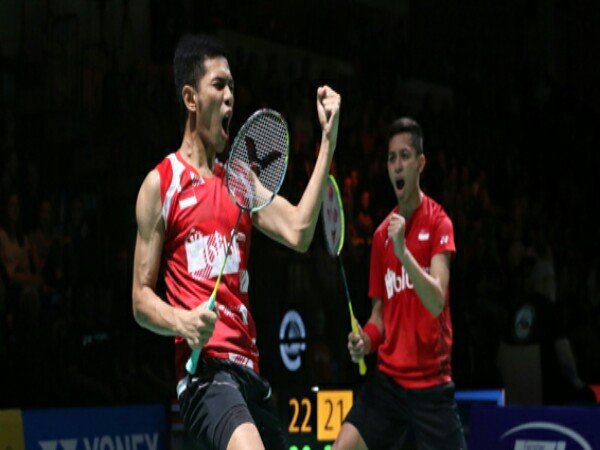 Hentikan Hendra/Ahsan, Fajar/Rian ke Laga Puncak German Open 2018