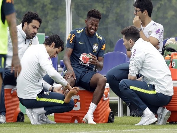 Ditekel Casemiro, Fred Alami Cedera Saat Jalani Latihan Bersama Timnas Brazil