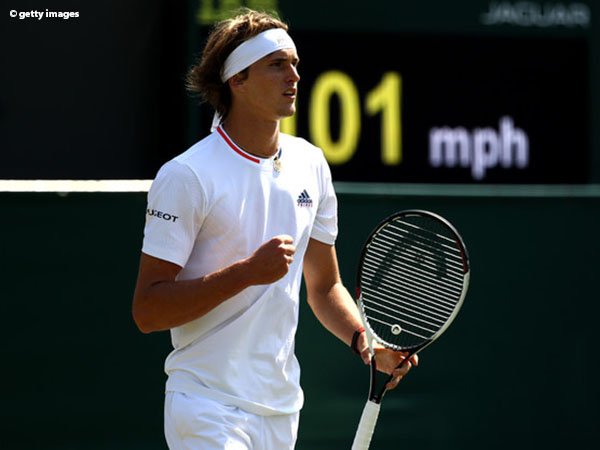 Hasil Wimbledon: Tampil Meyakinkan, Alexander Zverev Tembus Babak Kedua
