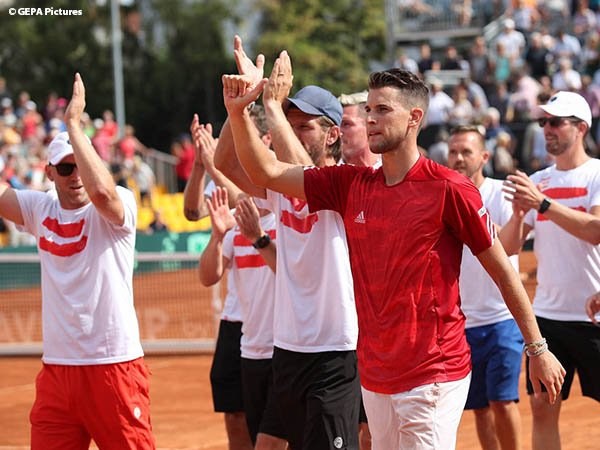 Hasil Davis Cup: Dominic Thiem Persembahkan Kemenangan Bagi Austria