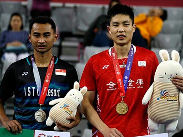 Kalahkan Tommy Sugiarto, Chou Tien Chen Juara Korea Open 2018