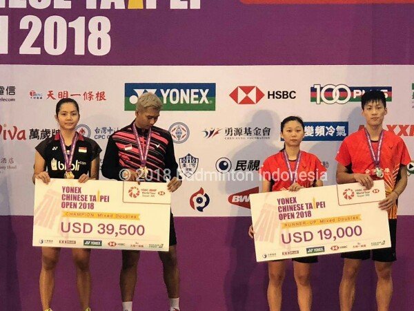 Alfian/Gischa Juara Taiwan Open 2018