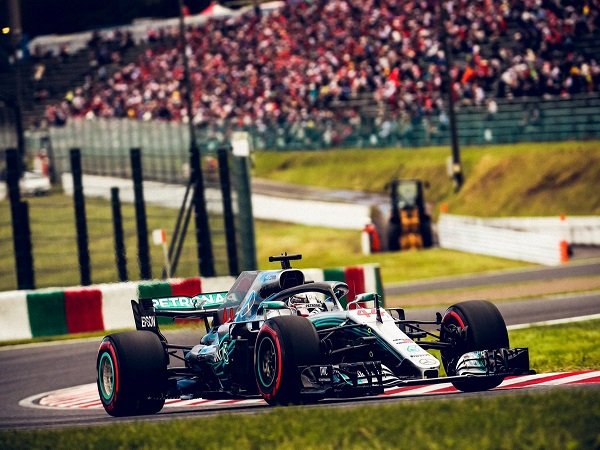 Hasil Race F1 GP Jepang : Tampil Dominan, Hamilton Menang Mudah di Suzuka