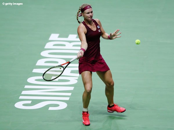 Tidak Puas Dengan Kemenangan Atas Naomi Osaka, Kiki Bertens Tembus Semifinal Di Singapura