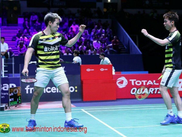 Kevin/Marcus Gagal Juara French Open 2018