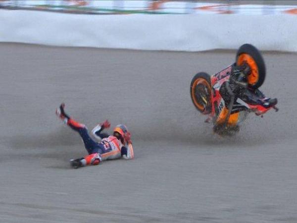 Sempat Terjatuh, Marquez Ternyata Tetap Bisa Raih Posisi Bagus Saat Start di GP Valencia