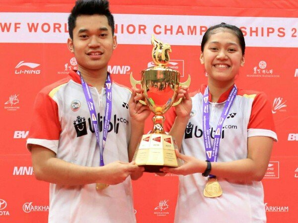 Leo/Indah Genggam Medali Emas Kejuaraan Dunia Junior 2018