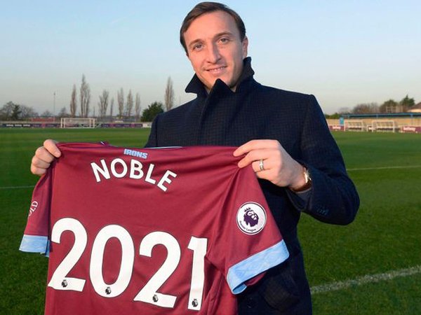 West Ham Perpanjang Kontrak Mark Noble Hingga 2021