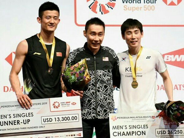 Kalahkan Chen Long, Son Wan Ho Juara Malaysia Masters 2019