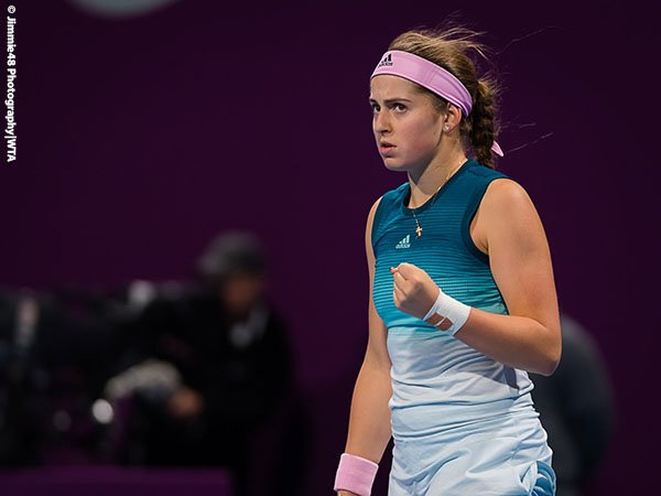 Jelena Ostapenko Dan Kiki Bertens Selamat Dari Jurang Kekalahan Di Doha