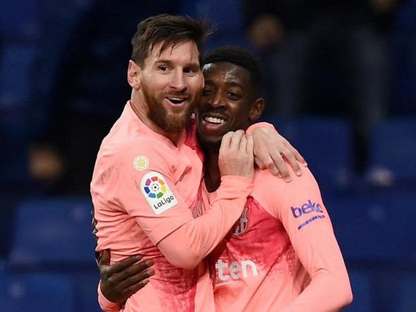 Dembele Bersaksi Messi Bikin Permainan Barcelona Lebih Mudah