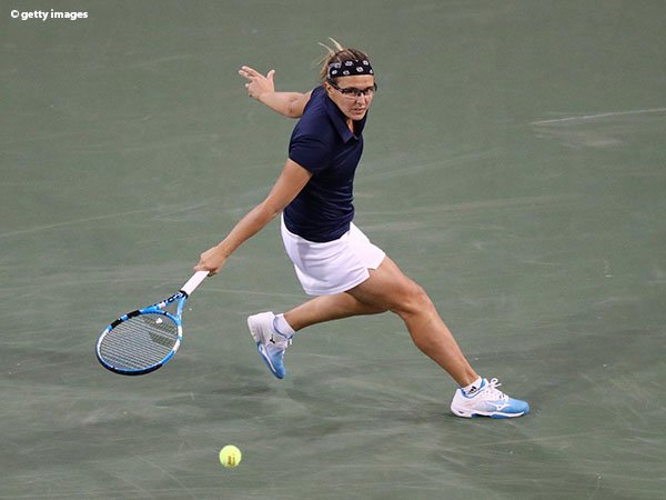 Kirsten Flipkens Bantai Olga Danilovic Di Monterrey