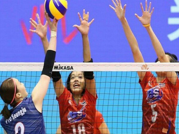 Thailand Kalahkan Korea Selatan di FIVB Volleyball Nations League 2019
