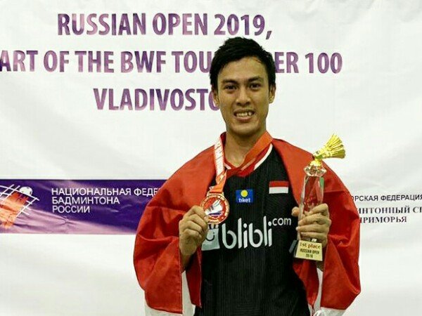Tundukkan Pemain Singapura, Shesar Hiren Juara di Rusia Open 2019