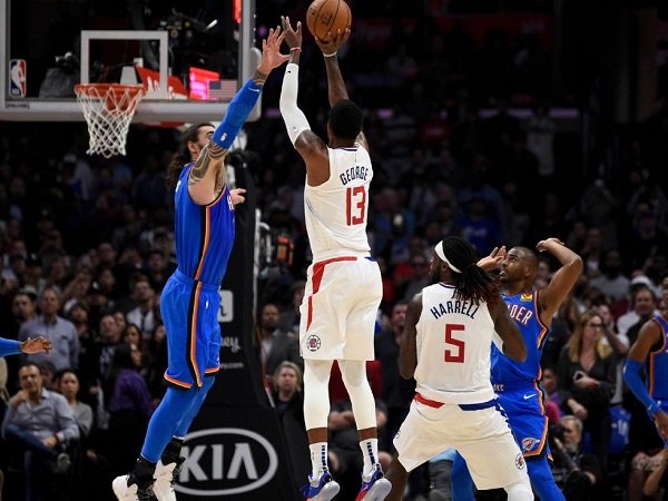 Tembakan Krusial Paul George Menangkan Clippers Atas Thunder