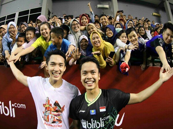 Kejurnas PBSI 2019: Jonatan dan Anthony Hipnotis Penonton di Palembang