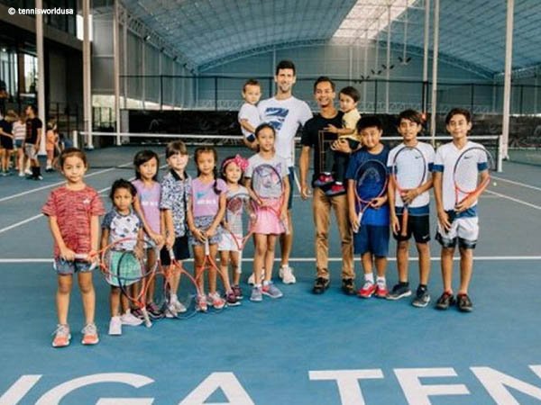 Novak Djokovic Habiskan Waktu Di Akademi Tenis Bali