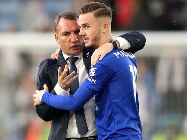 MU Gigit Jari, Brendan Rodgers Pastikan Tak Akan Lepas James Maddison