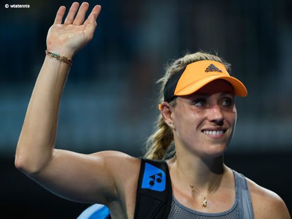 Angelique Kerber Paksa Wang Qiang Angkat Koper Dari Adelaide