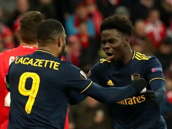 Lacazette Berikan Pujian Setinggi Langit untuk Bukayo Saka