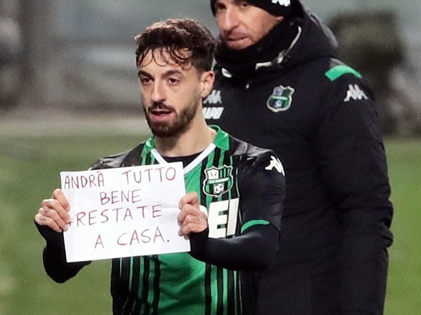 Francesco Caputo: Sebenarnya Pesepak Bola Juga Takut Tertular Virus Corona