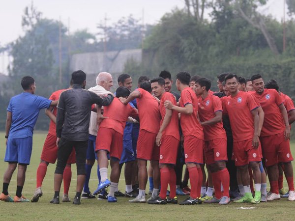 PSSI Perpanjang Penghentian Liga 1, Arema FC Akhiri Program Latihan Online