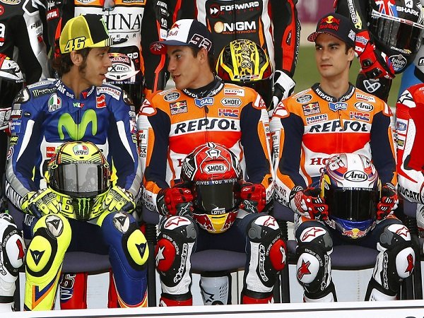 Jadi Pebalap Hebat, Marquez Rupanya 'Nyontek' Gaya Balap Pedrosa dan Rossi