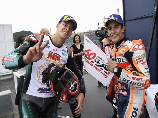 Quartararo Senang Bisa Bertarung Ketat Dengan Marquez