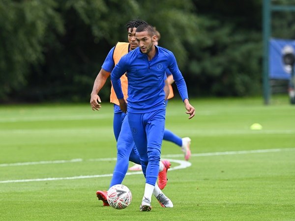 Ziyech Tampak Sudah Berlatih dengan Skuat Utama Chelsea