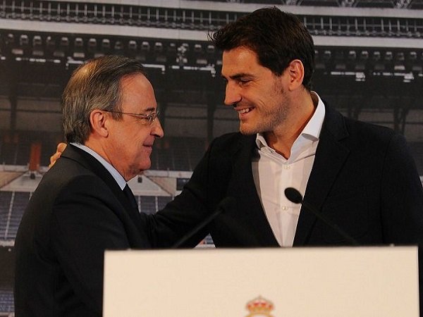 Florentino Perez Sebut Casillas adalah Simbol Madrid