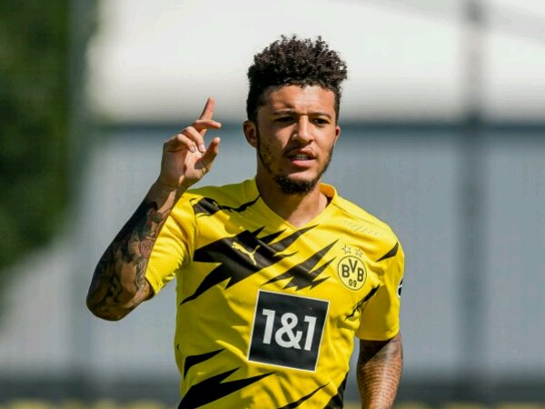 Jadon Sancho Akui Kylian Mbappe Adalah Inspirasi Baginya