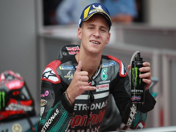 Fabio Quartararo dengan kuda besi andalannya.
