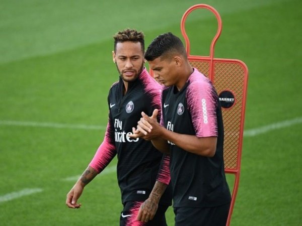Neymar - Thiago Silva (Sumber: Getty)