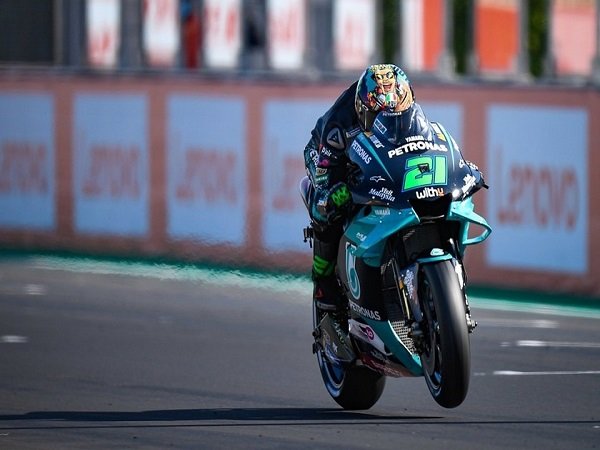 Franco Morbidelli petik kemenangan manis di Misano.